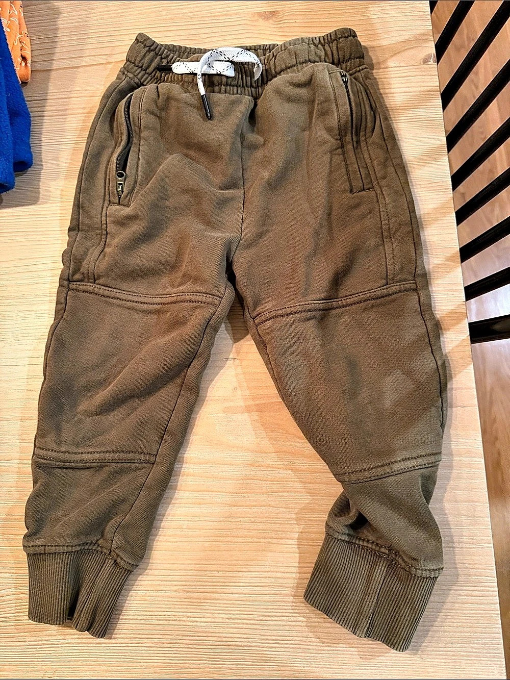 Hanna Andersson French Terry Zip Pocket Jogger Pants Jogger Pants Brown Boys 4T